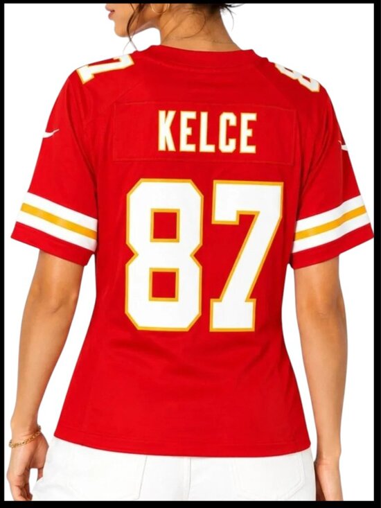 Nike Tops - Nike Women's Travis Kelce 87 Chiefs Red NFL Game Jersey S